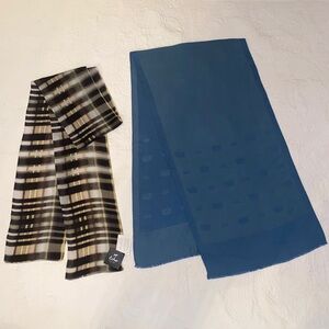 Longchamp & Echo Rectangular scarfs lot